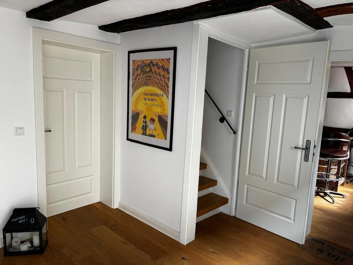 Charming Apartment In Historic Half-Timbered House Grosswallstadt