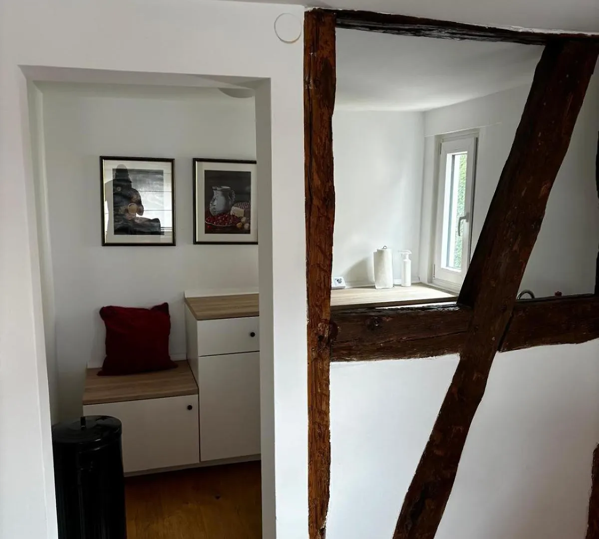 Charming Apartment In Historic Half-Timbered House Grosswallstadt Germany